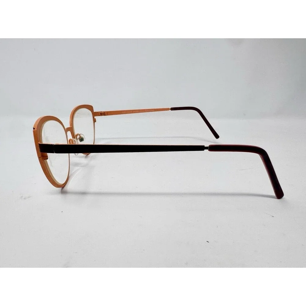 NW 77th Duck GOOZE Eyeglass Frames Only 51-17-140 Burgundy Orange